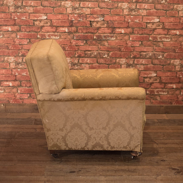 Edwardian Armchair & Footstool, c.1910 - London Fine Antiques