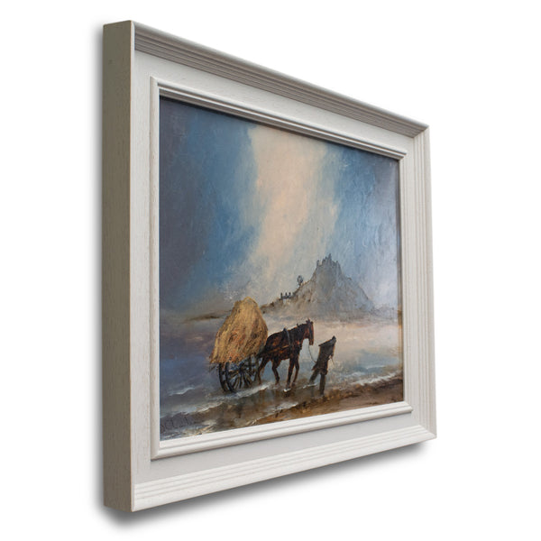 Framed Landscape, Oil Painting, Equine, St Michael's Mount, Art, Original - London Fine Antiques