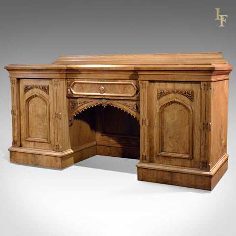 Large Antique Sideboard Buffet, Victorian c.1880 - London Fine Antiques