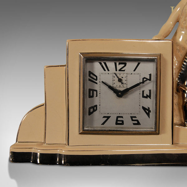 Art Deco Clock & Garnitures, Antique - London Fine Antiques