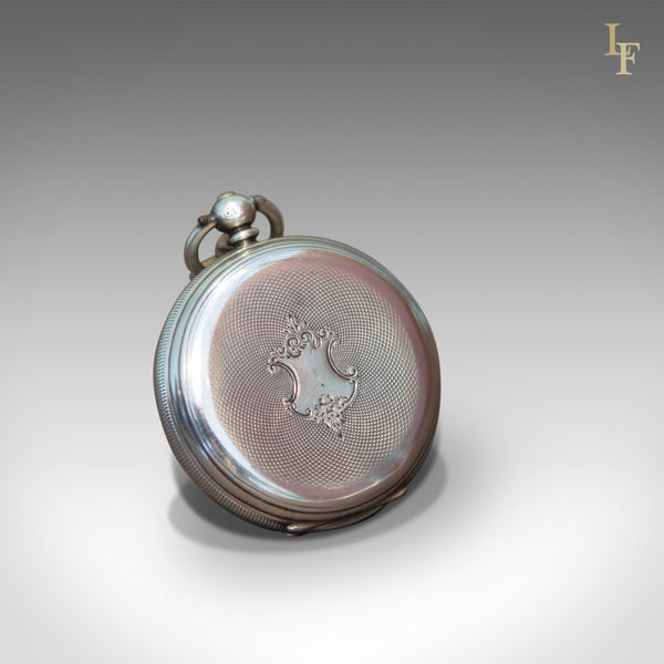 Antique Pocket Watch, Silver Cased Chester 1884 - London Fine Antiques