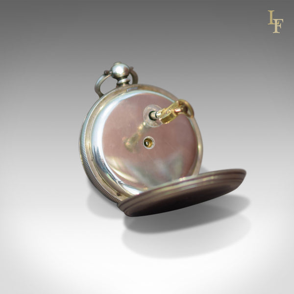 Antique Pocket Watch, Silver Cased Chester 1884 - London Fine Antiques
