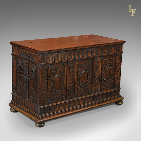 Antique Coffer, French Walnut c.1800 - London Fine Antiques