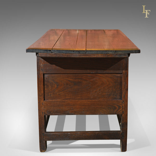 Antique Coffer, 18th Century French Oak Trunk - London Fine Antiques
