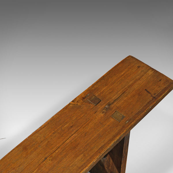 Antique Bench, Victorian, Pine c.1900 - London Fine Antiques
