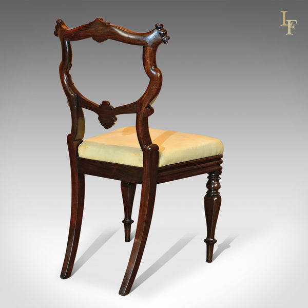 Set of Six Antique Chairs, Rosewood, William IV c.1835 - London Fine Antiques
