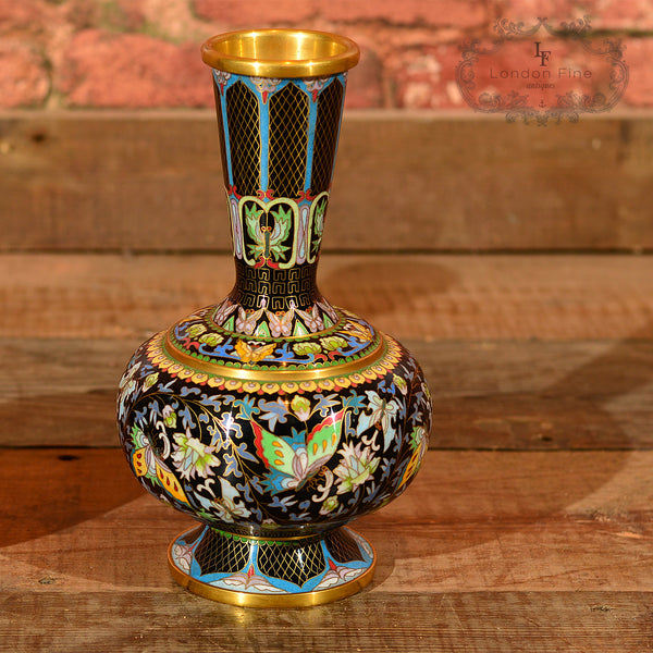 Pair of Cloisonn̩ Vases, Art Deco Period - London Fine Antiques