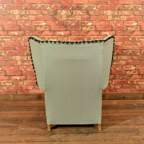 Pair of Mid Century Wing Back Chairs - London Fine Antiques