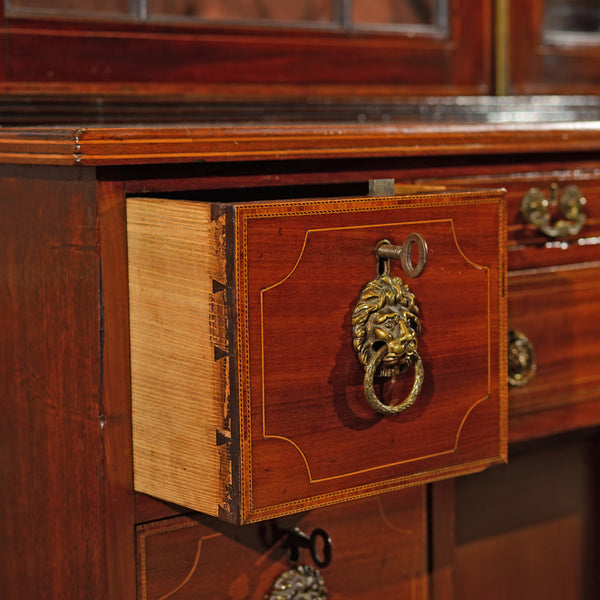 Georgian Bureau Bookcase, c.1800 - London Fine Antiques