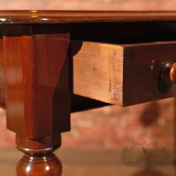 Victorian Mahogany Writing Table, c.1870 - London Fine Antiques