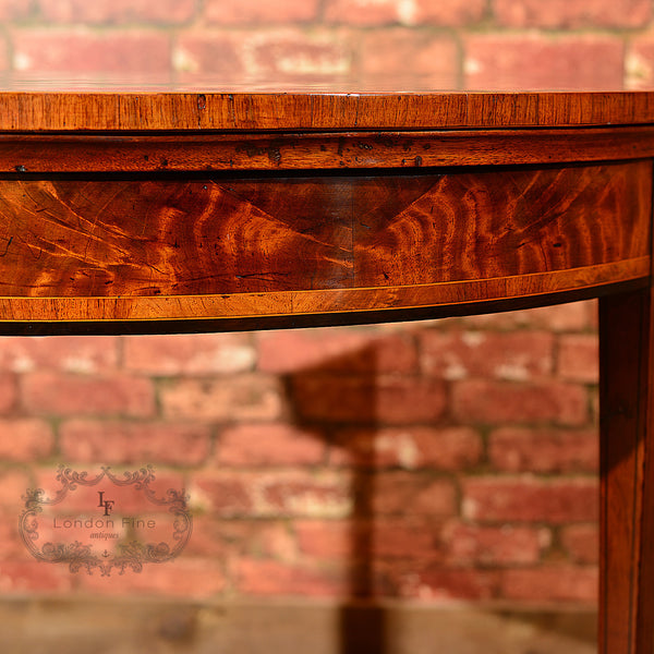 Georgian Demi-Lune Card Table, c.1760 - London Fine Antiques
