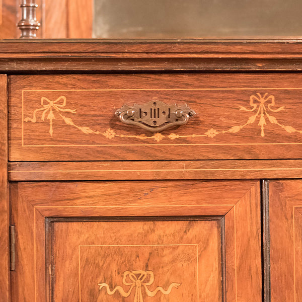 Antique Sideboard, Edwardian Mirror Back c1910 - London Fine Antiques