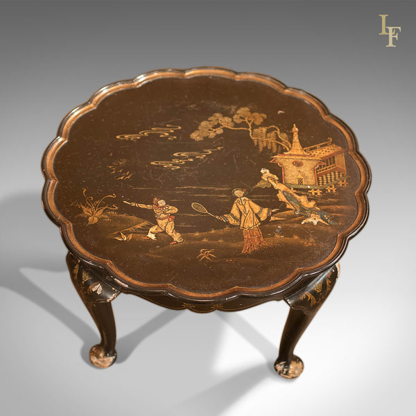 Antique Lacquered Pie Crust Tea Table, c1900 - London Fine Antiques