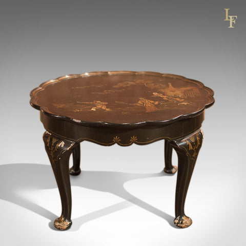 Antique Lacquered Pie Crust Tea Table, c1900 - London Fine Antiques