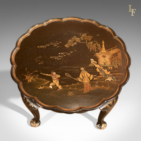 Antique Lacquered Pie Crust Tea Table, c1900 - London Fine Antiques