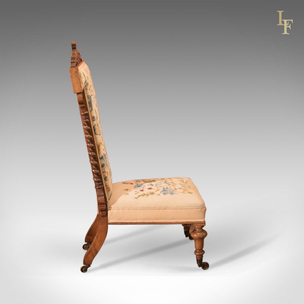 Antique Prie Dieu Chair, Victorian Rosewood c.1850 - London Fine Antiques