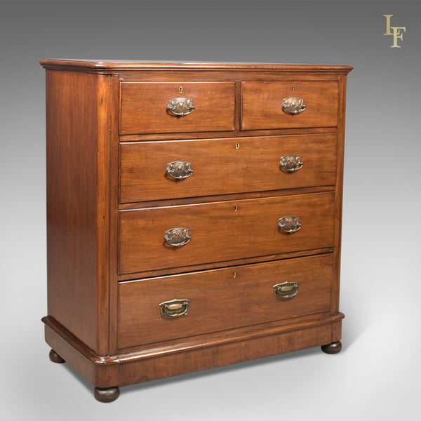 Antique Chest of Drawers, Victorian Mahogany c.1880 - London Fine Antiques