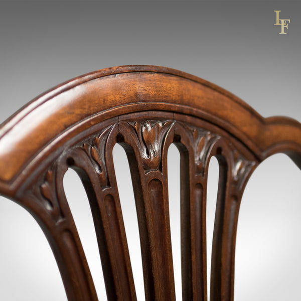 Pair of Antique Chairs, After Hepplewhite, Georgian c.1780 - London Fine Antiques