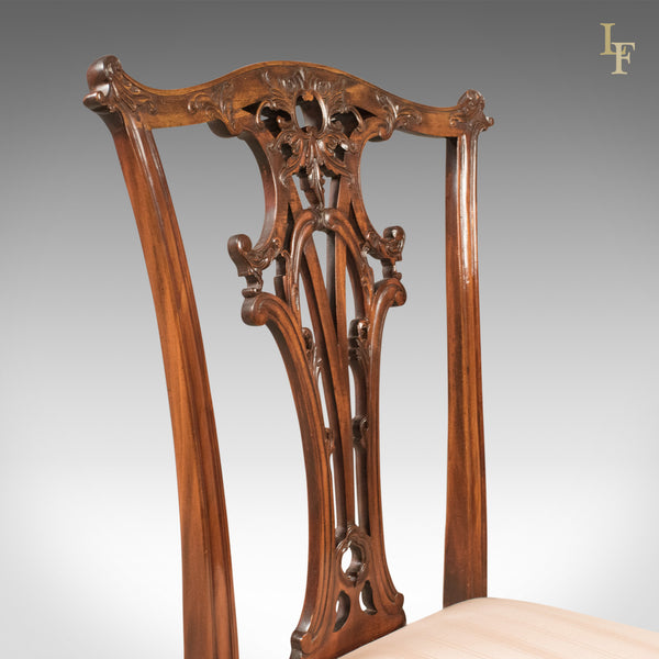 Set of 12 Dining Chairs, 20th Century Chippendale Revival - London Fine Antiques