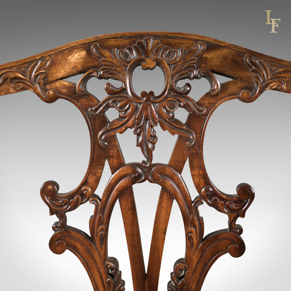 Set of 12 Dining Chairs, 20th Century Chippendale Revival - London Fine Antiques