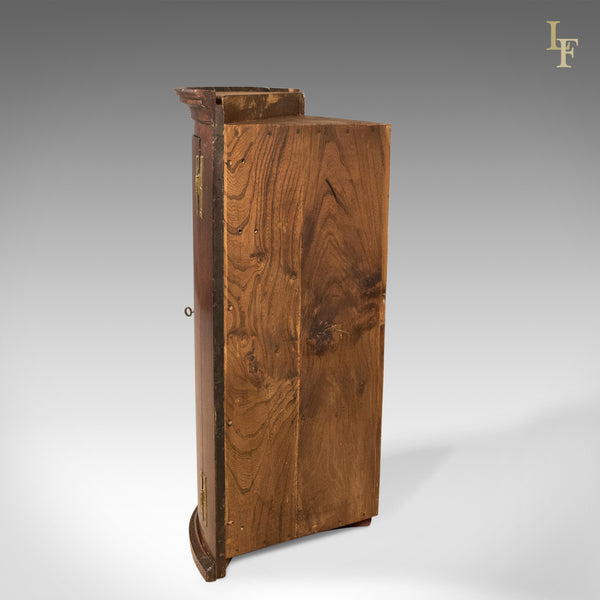 Bow Fronted Antique Corner Cabinet, Georgian c.1725 - London Fine Antiques