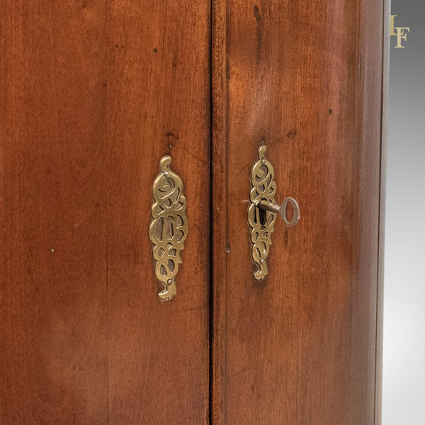 Bow Fronted Antique Corner Cabinet, Georgian c.1725 - London Fine Antiques