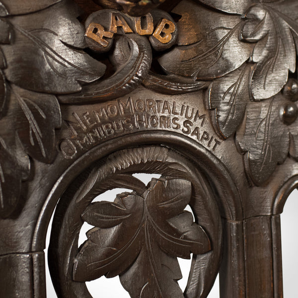 Antique Lodge Chair, George V Oak Armchair 1913 - London Fine Antiques