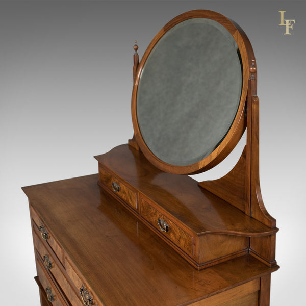 Antique Dressing Table, Edwardian Vanity Chest of Drawers, English, c.1910 - London Fine Antiques