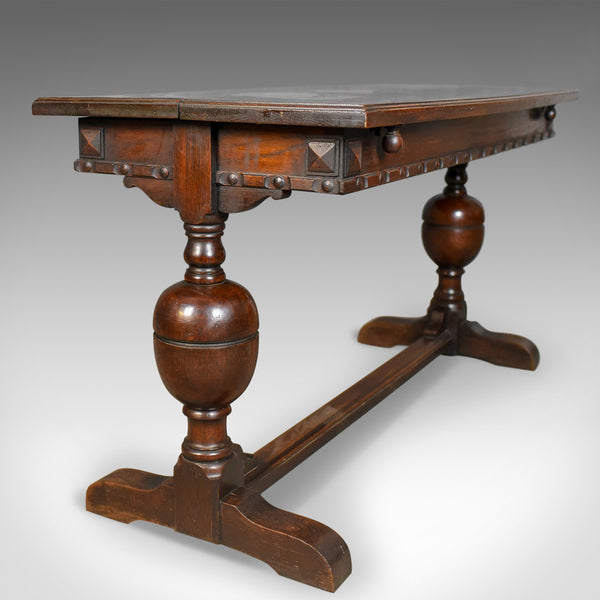Extending Antique Dining Table, 17th Century Refectory Taste, English Circa 1900 - London Fine Antiques