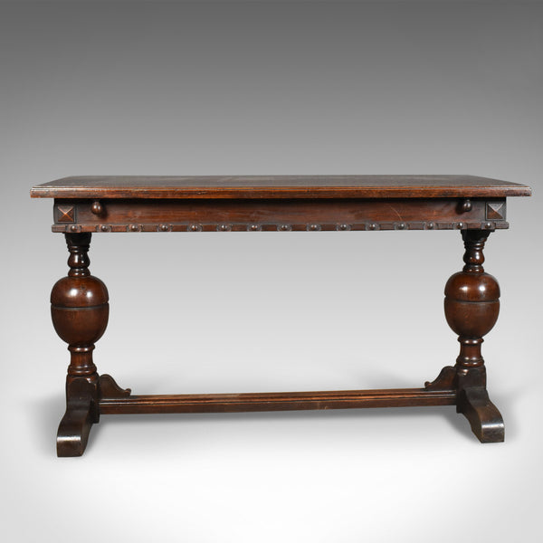 Extending Antique Dining Table, 17th Century Refectory Taste, English Circa 1900 - London Fine Antiques
