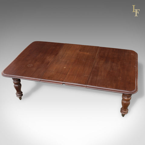 Large Antique Extending Dining Table, Victorian c.1870 - London Fine Antiques