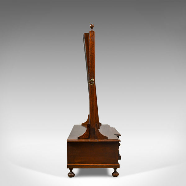 Large, Antique Dressing Table Mirror, Mahogany, Georgian, Platform, Toilet C1800 - London Fine Antiques