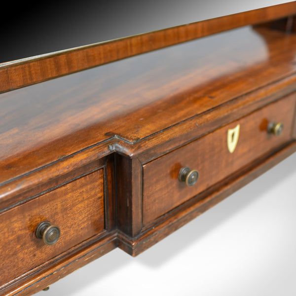 Large, Antique Dressing Table Mirror, Mahogany, Georgian, Platform, Toilet C1800 - London Fine Antiques