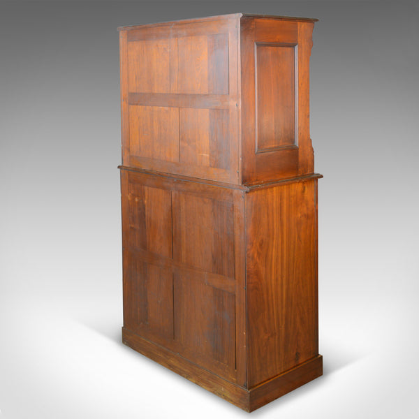 Large Antique Filing Cabinet, English, Edwardian, Walnut, Shannon File Co. c1910 - London Fine Antiques