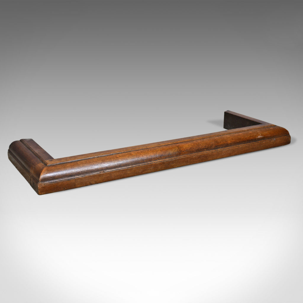 Large Antique Fire Kerb, English, Victorian, Oak, Fireside Fender, Circa 1870 - London Fine Antiques