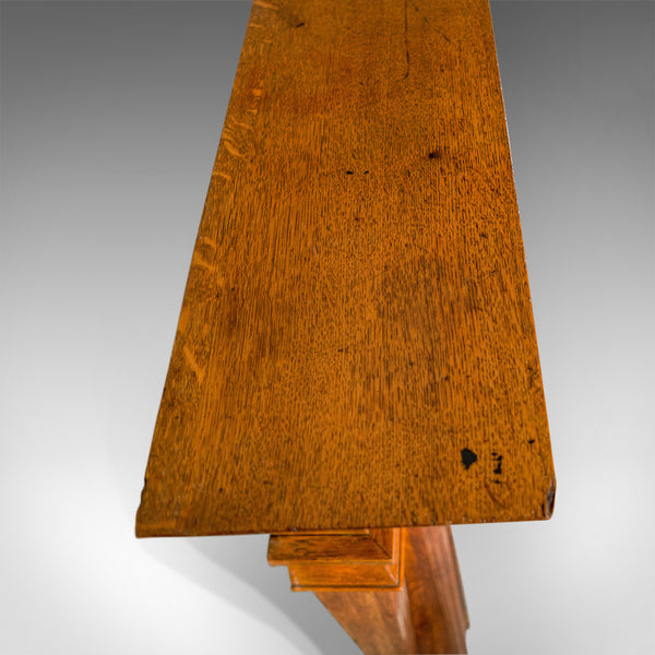Large Antique Fireplace, Edwardian Mantelpiece Fire Surround in Oak, Circa 1910 - London Fine Antiques