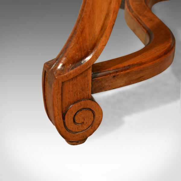 Large Antique Leather Armchair, Walnut Frame, French 19th Century Circa 1880 - London Fine Antiques