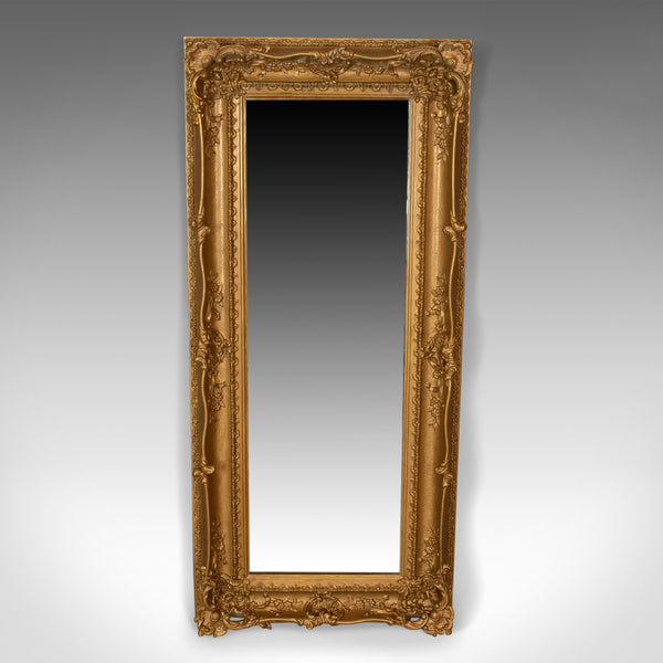 Large Antique Mirror, Tall, Victorian, Gilt Gesso, Dressing, 19th Century c.1850 - London Fine Antiques