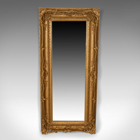 Large Antique Mirror, Tall, Victorian, Gilt Gesso, Dressing, 19th Century c.1850 - London Fine Antiques