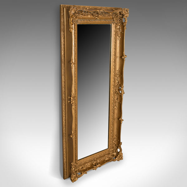 Large Antique Mirror, Tall, Victorian, Gilt Gesso, Dressing, 19th Century c.1850 - London Fine Antiques