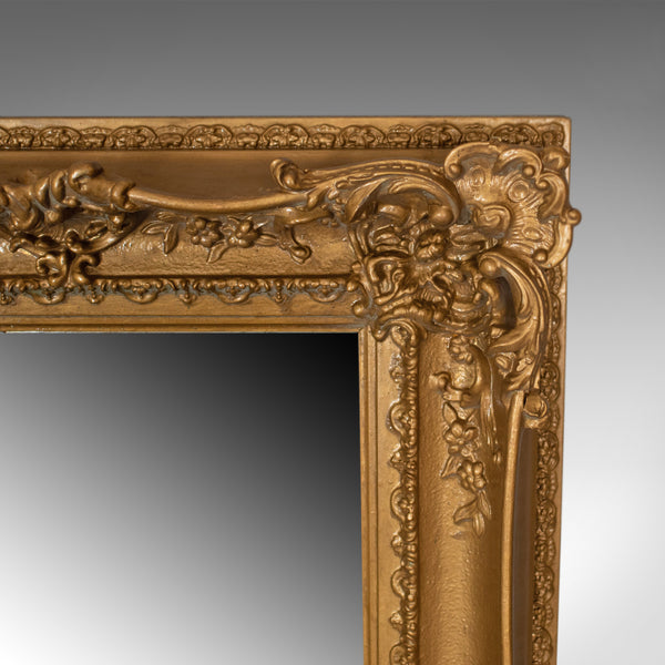 Large Antique Mirror, Tall, Victorian, Gilt Gesso, Dressing, 19th Century c.1850 - London Fine Antiques