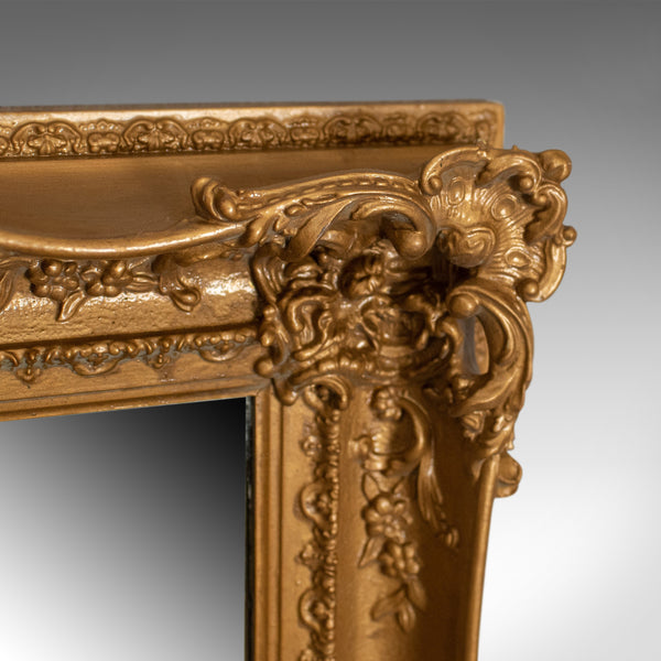 Large Antique Mirror, Tall, Victorian, Gilt Gesso, Dressing, 19th Century c.1850 - London Fine Antiques