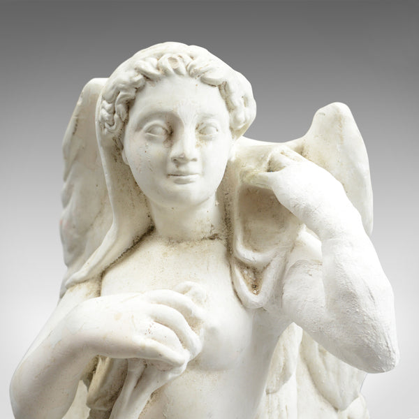 Large Antique Plaster Wall Bracket, Architectural, Figural, Angel, Corbel, c1900 - London Fine Antiques