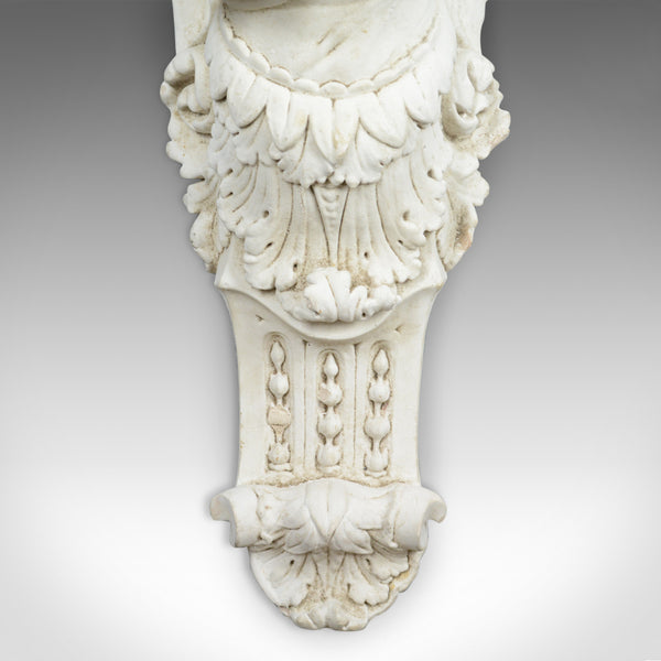 Large Antique Plaster Wall Bracket, Architectural, Figural, Angel, Corbel, c1900 - London Fine Antiques