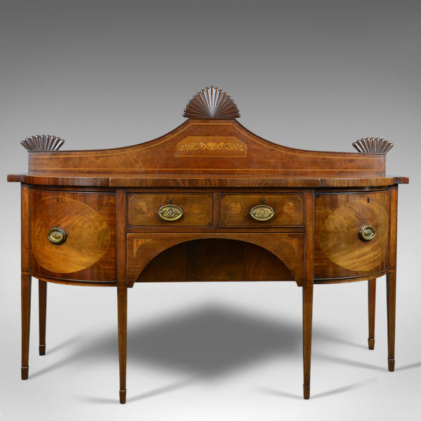 Large Antique Sideboard, English, Late Georgian, Server, Mahogany, Circa 1800 - London Fine Antiques