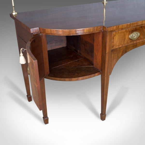 Large Antique Sideboard, English Regency, Server, Mahogany, Sheraton Circa 1820 - London Fine Antiques