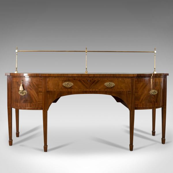Large Antique Sideboard, English Regency, Server, Mahogany, Sheraton Circa 1820 - London Fine Antiques