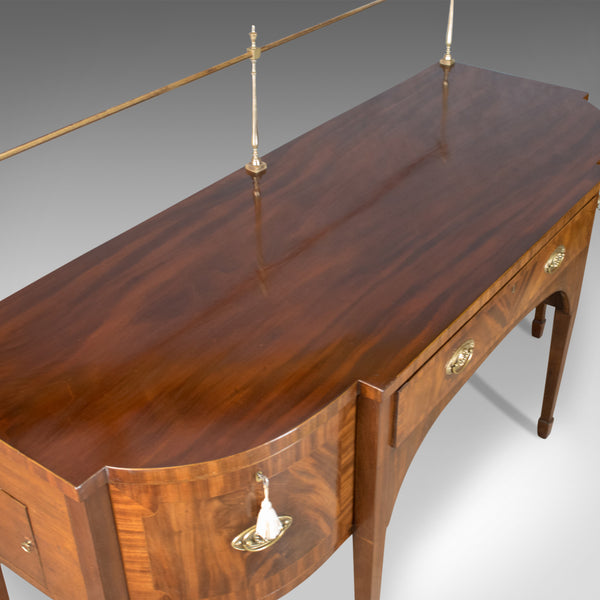 Large Antique Sideboard, English Regency, Server, Mahogany, Sheraton Circa 1820 - London Fine Antiques