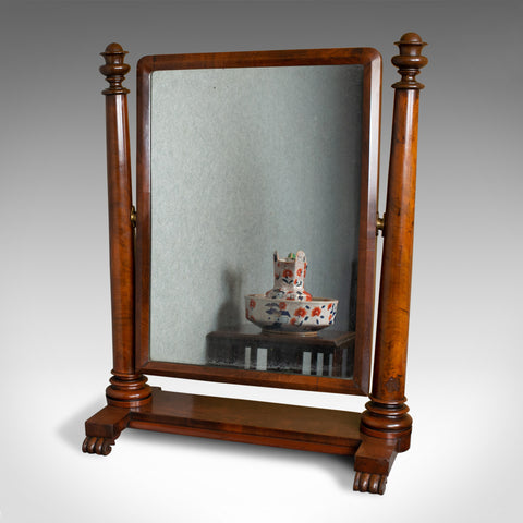 Large Antique Vanity Mirror, English, Regency, Toilet, Swing, Platform, c.1830 - London Fine Antiques