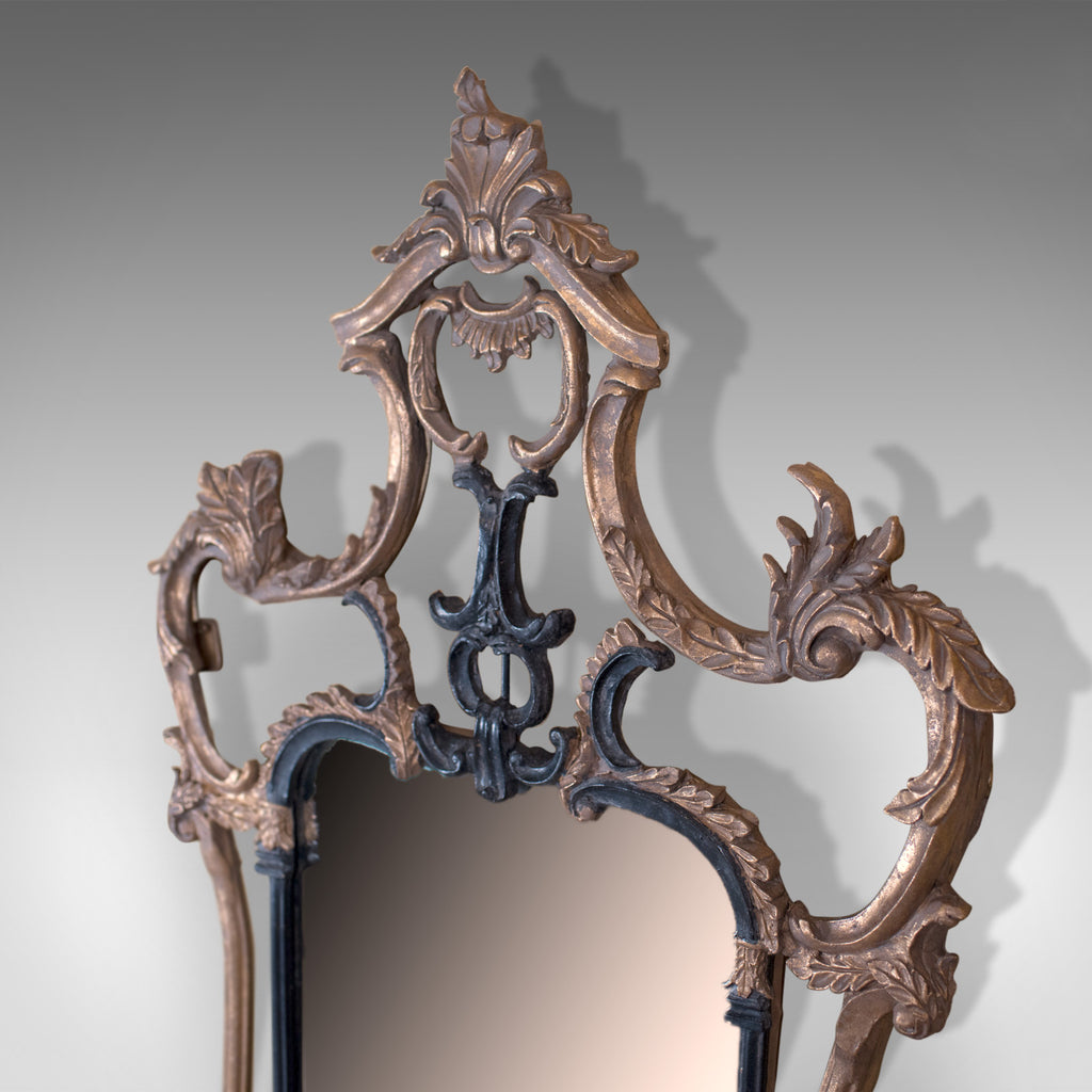 Large Antique Wall Mirror, Victorian, Classical Revival, Metal, Giltwo